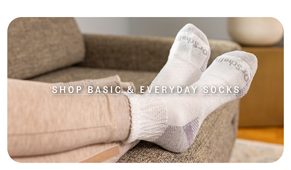 Shop basic and everyday socks