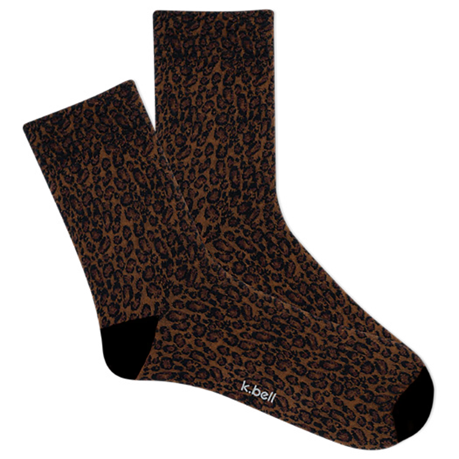 Image of K.Bell Women's Leopard Microfiber Anklet