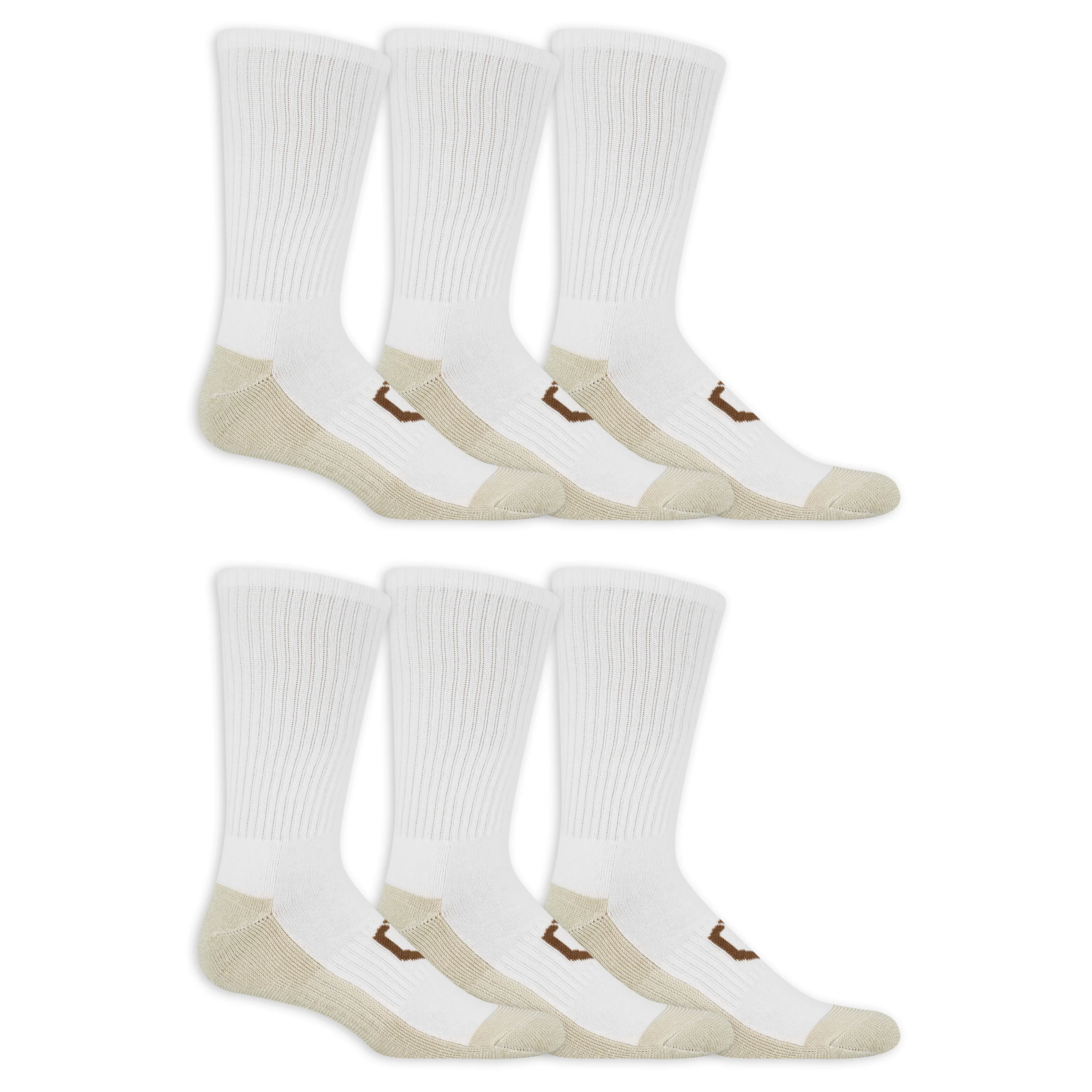Image of Copper Defense Core Crew Socks 6 Pair Pack