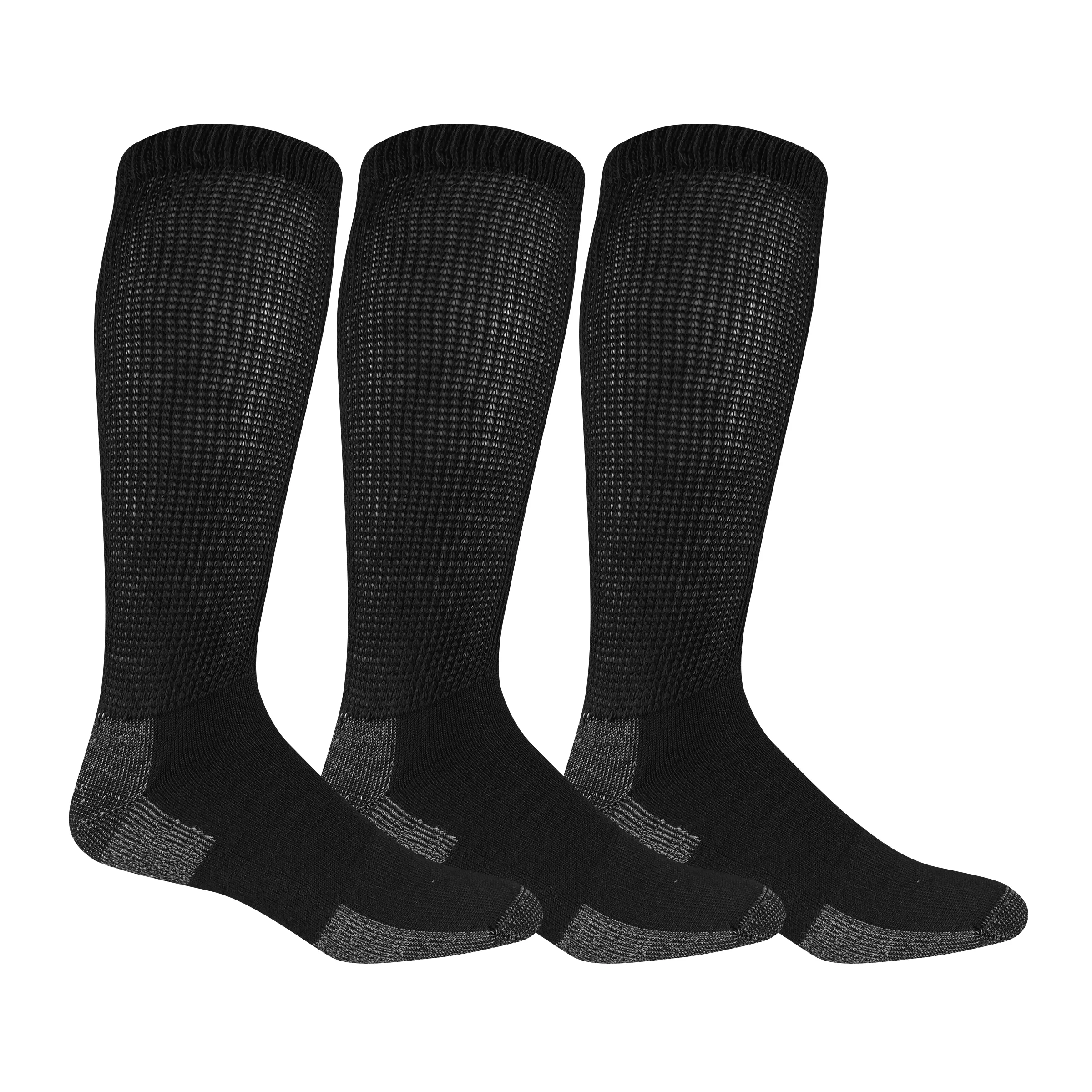 Image of Dr. Scholl's Men's Advanced Relief Blister Guard® Over the Calf Socks 3 Pair Pack - Non-binding, Cushioned Comfort