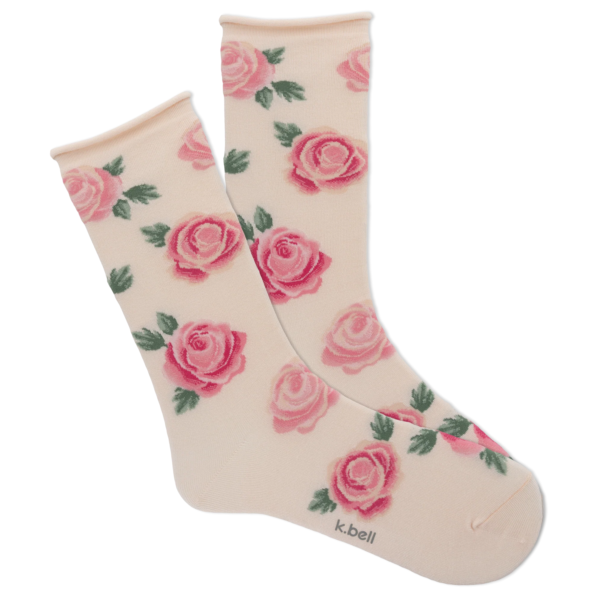 Image of K.Bell Rose Blooms Modal Roll Top