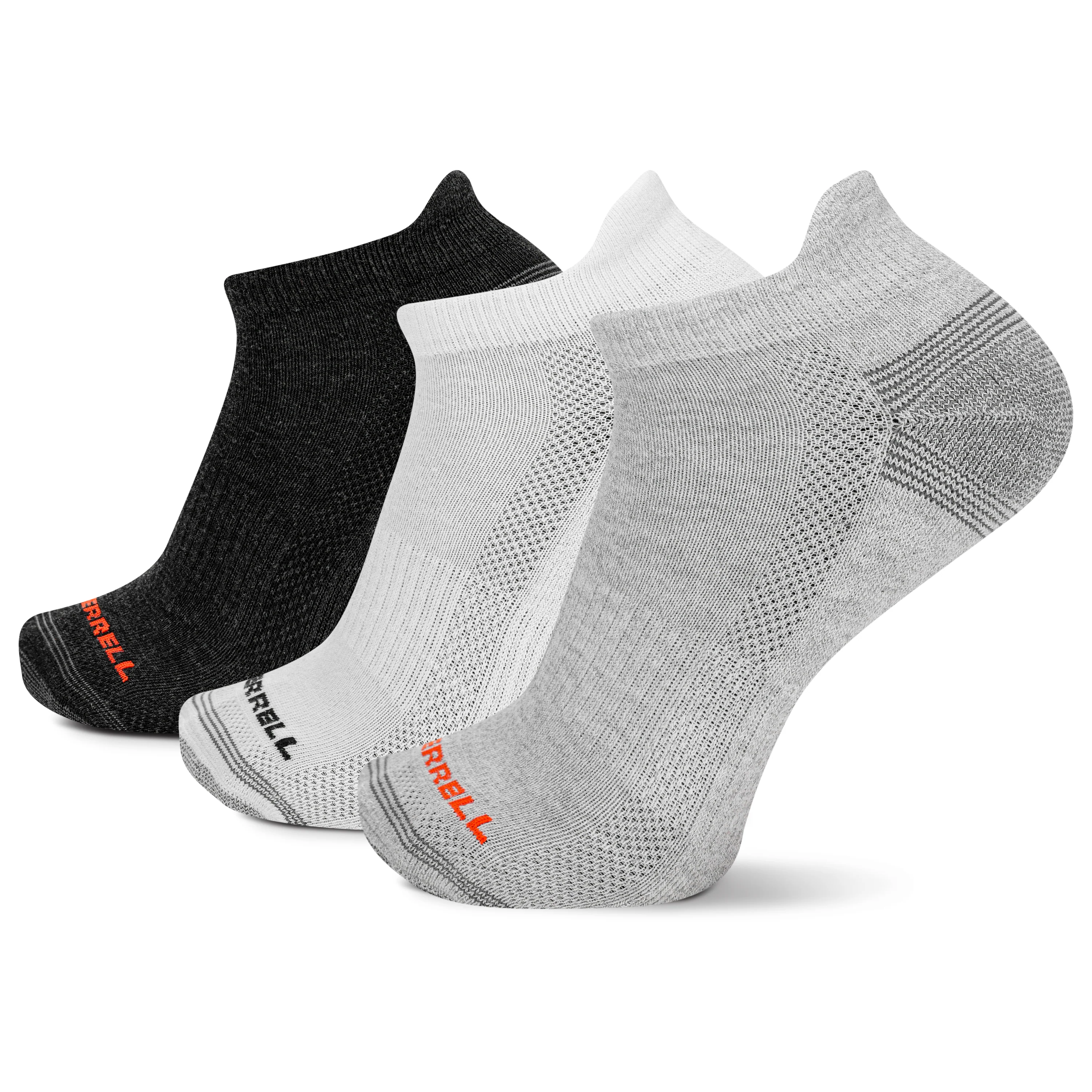 Image of Merrell Repreve® Cushioned Hiker Low Cut Tab Socks 3 Pair