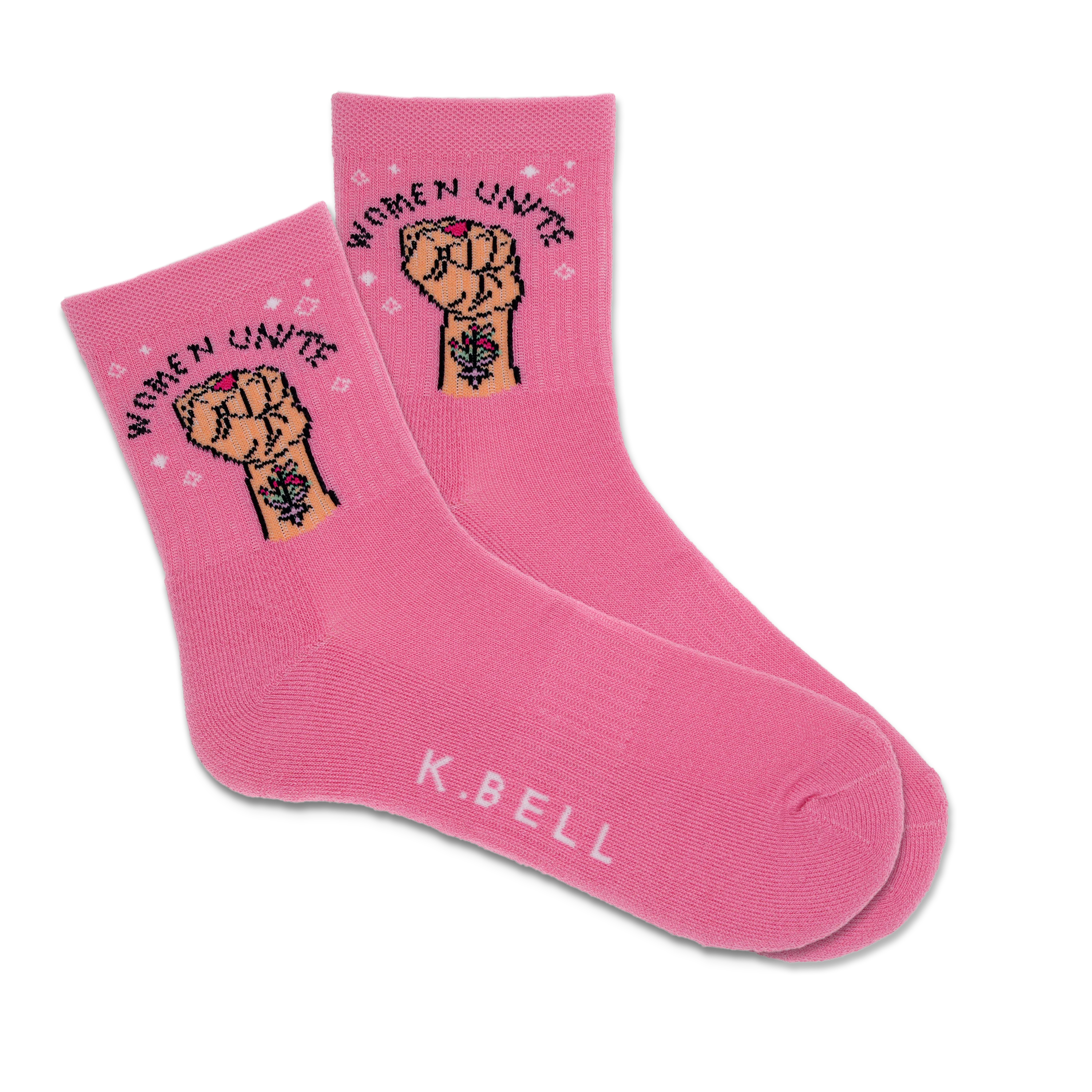Image of K.Bell Women's Women Unite Active Crew Socks