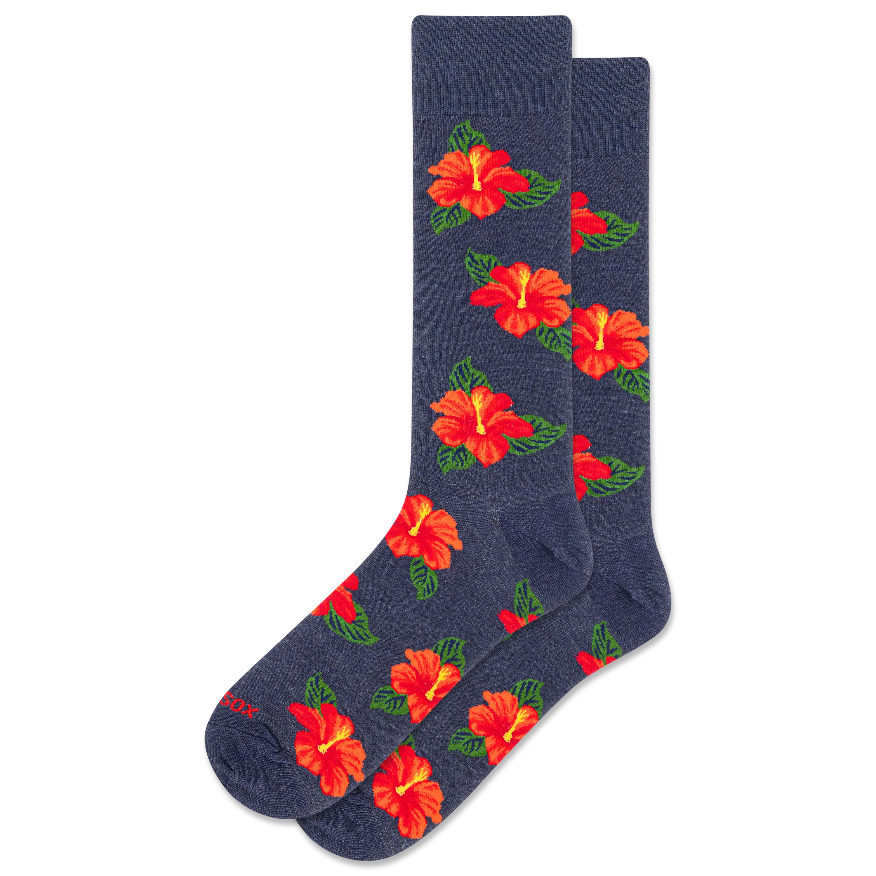 Image of HOTSOX Men's Hibiscus Floral Crew Sock