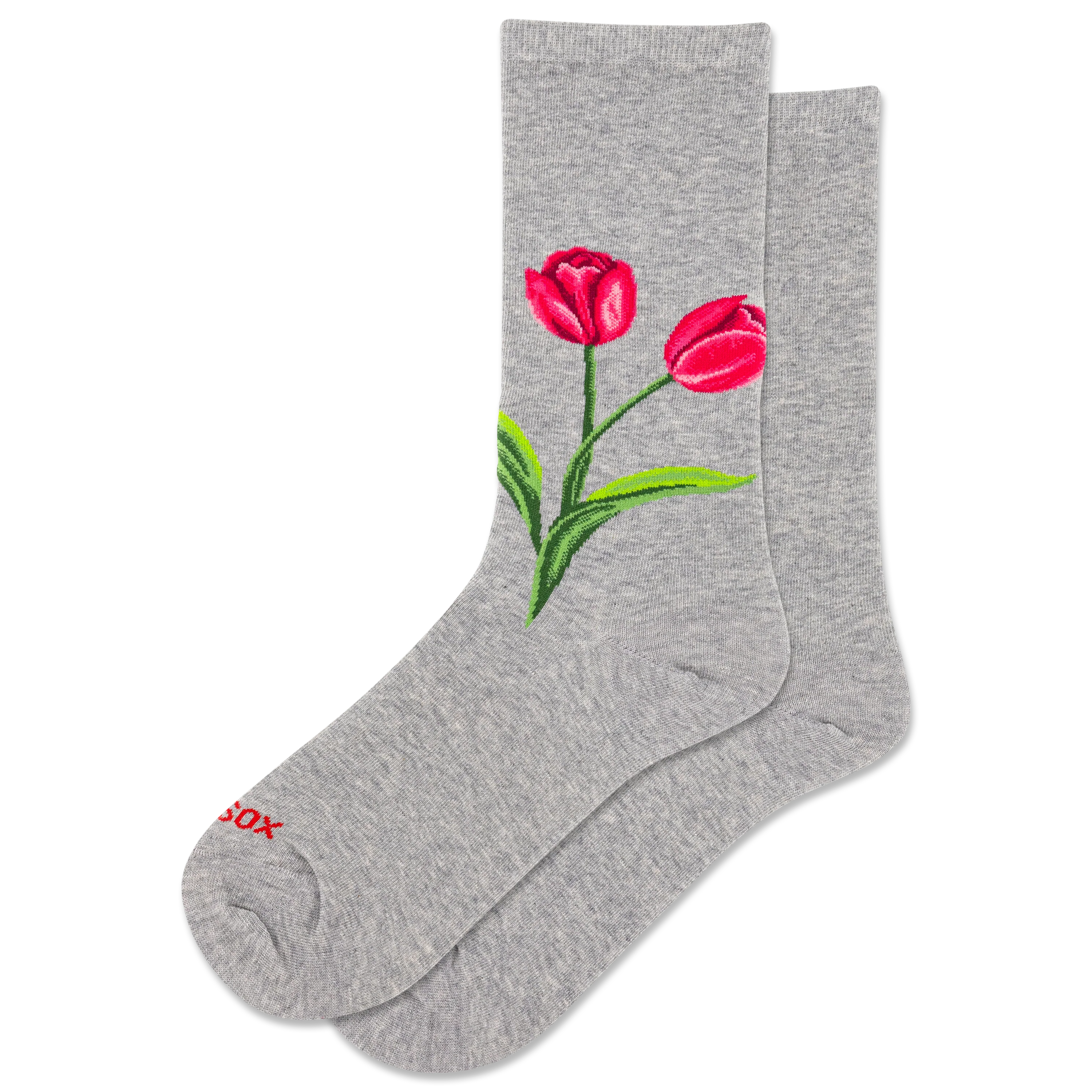 Image of HOTSOX Women's Tulip Floral Crew