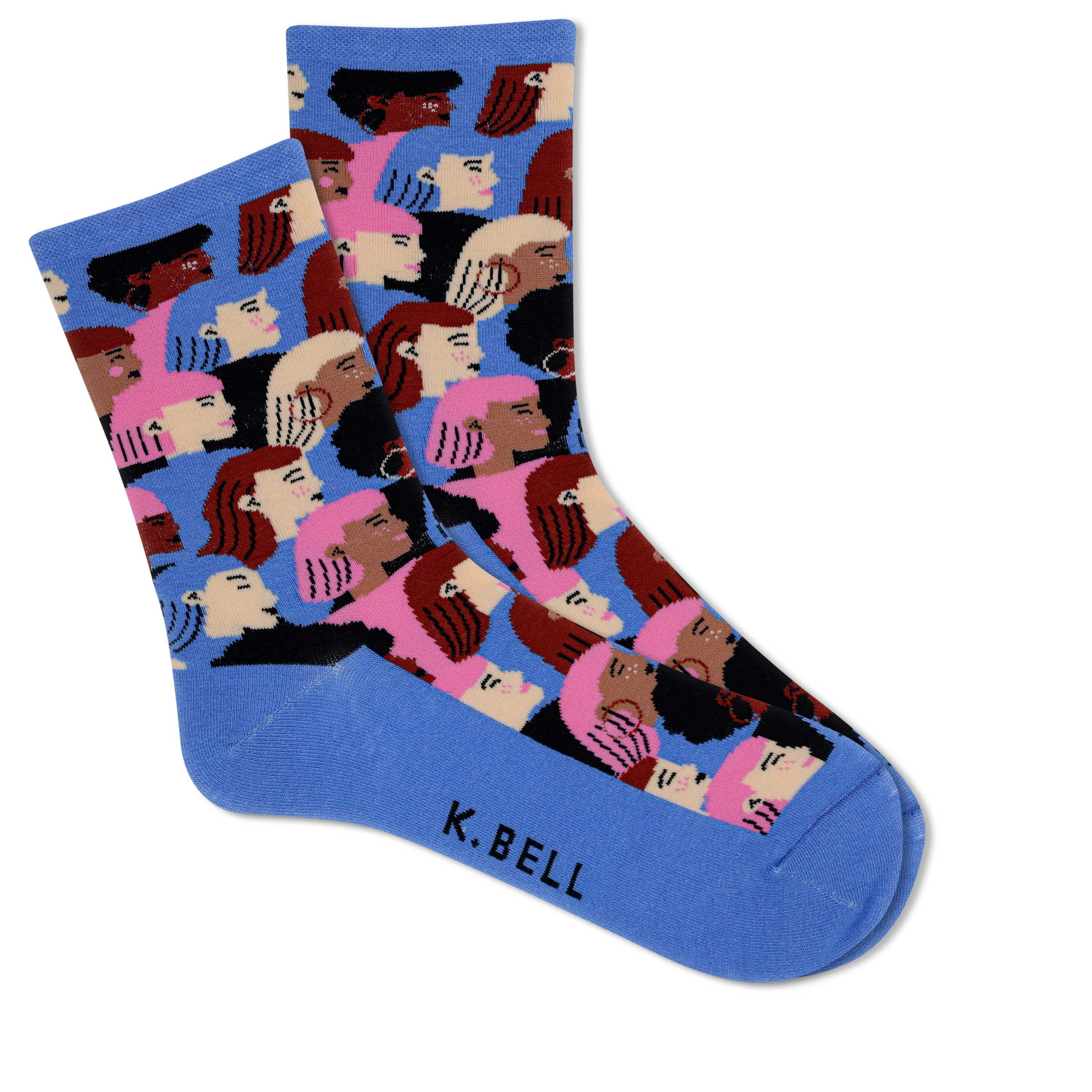 Image of K.Bell Women's Women of the World Crew Socks