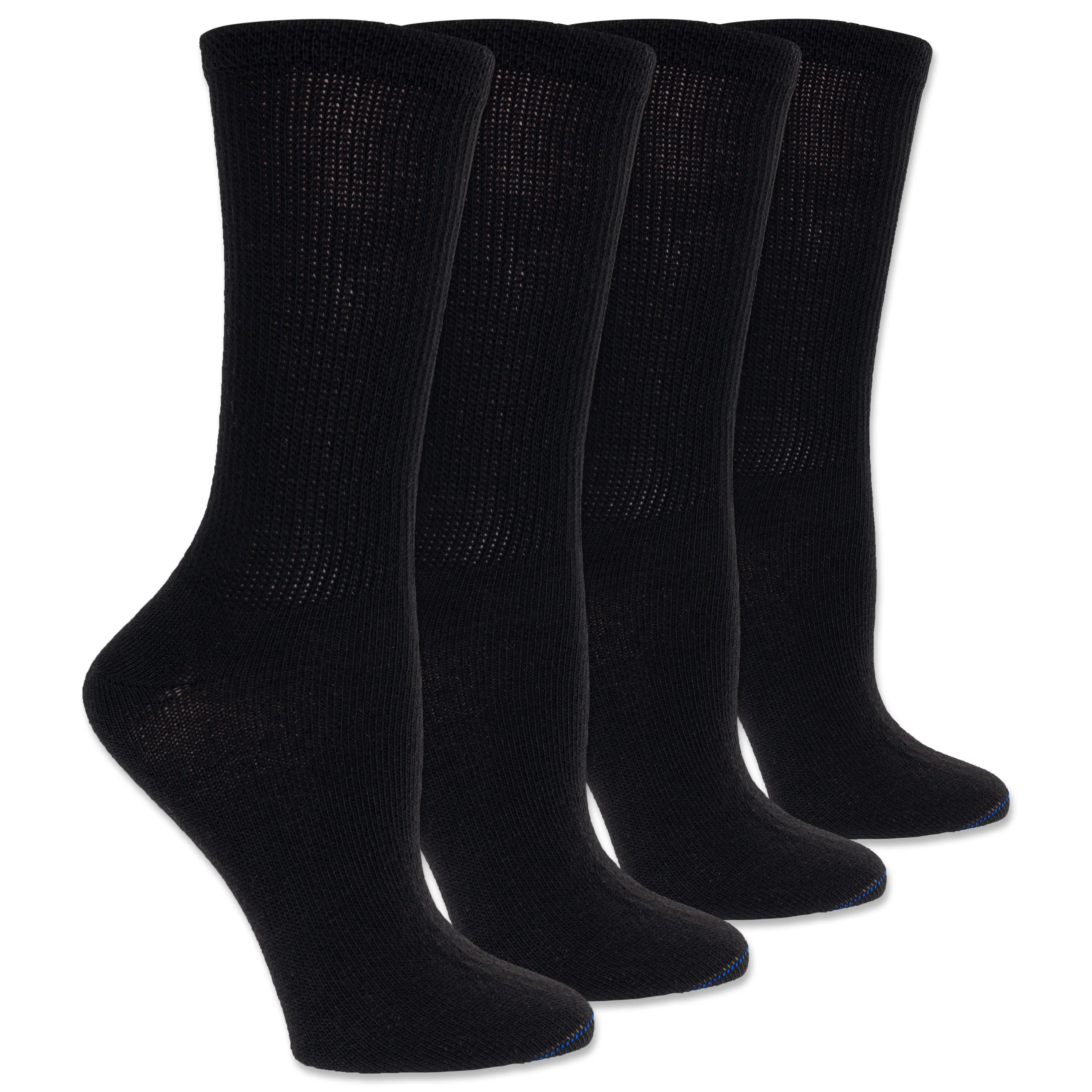 Image of Dr. Scholl's Women's Diabetes & Circulatory Crew Socks 4 Pair Pack