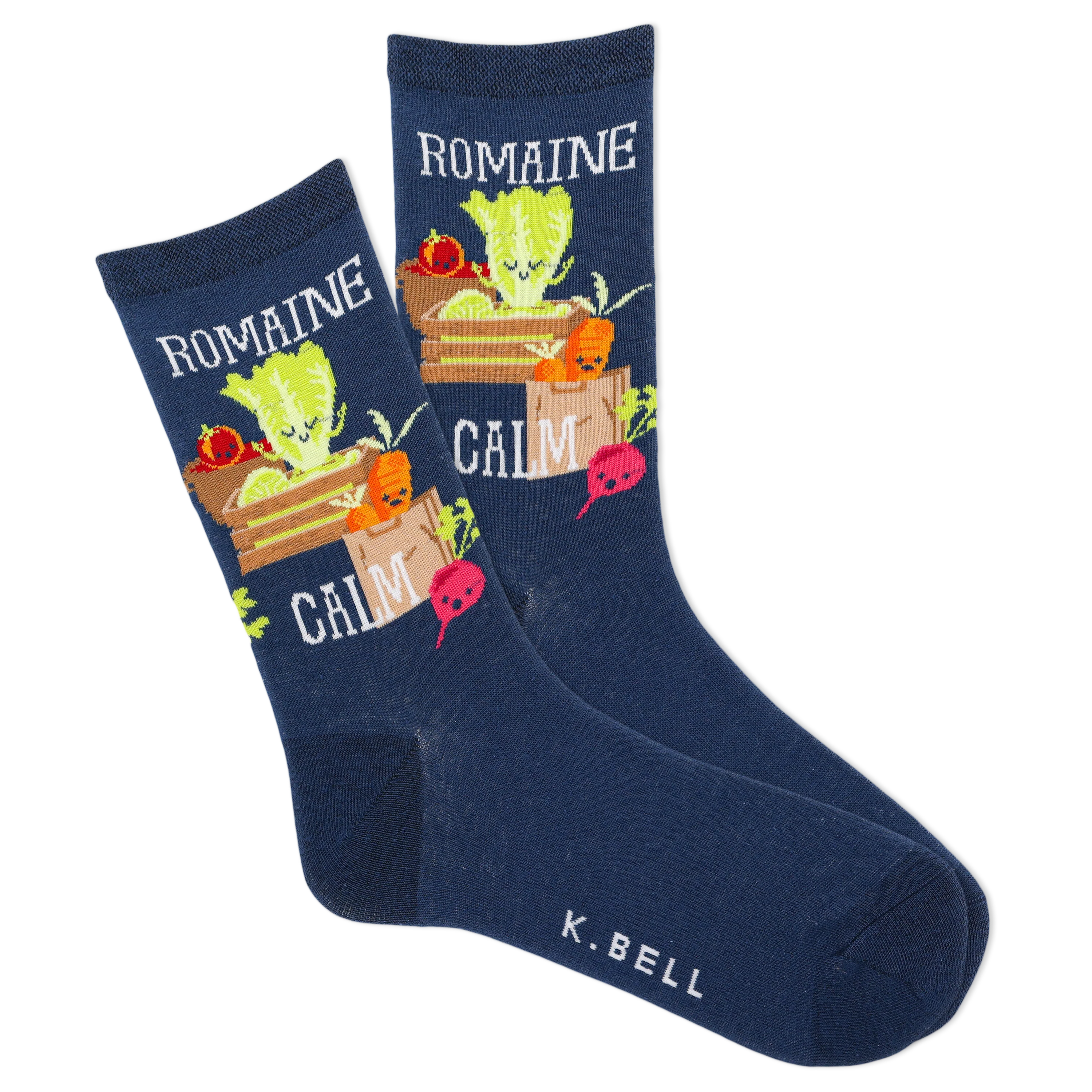 Image of K.Bell Women's Romaine Calm Crew Socks