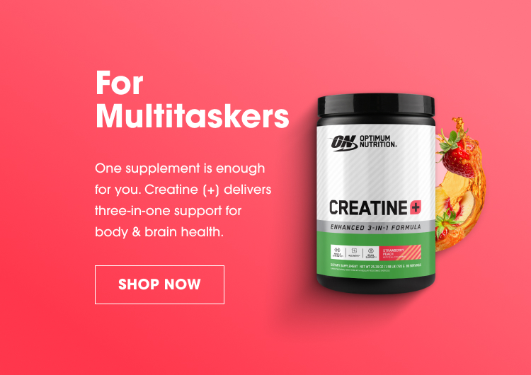 For multitaskers, Creatine + delivers three-in-one support for body and brain health
