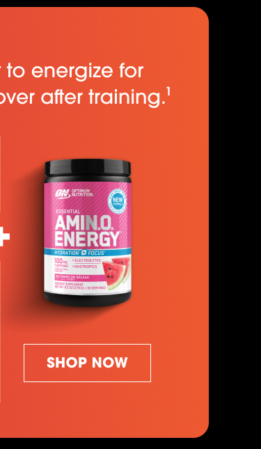 The Classic pair to enegize for workouts and recover after training.1 Amino Energy Shop Now