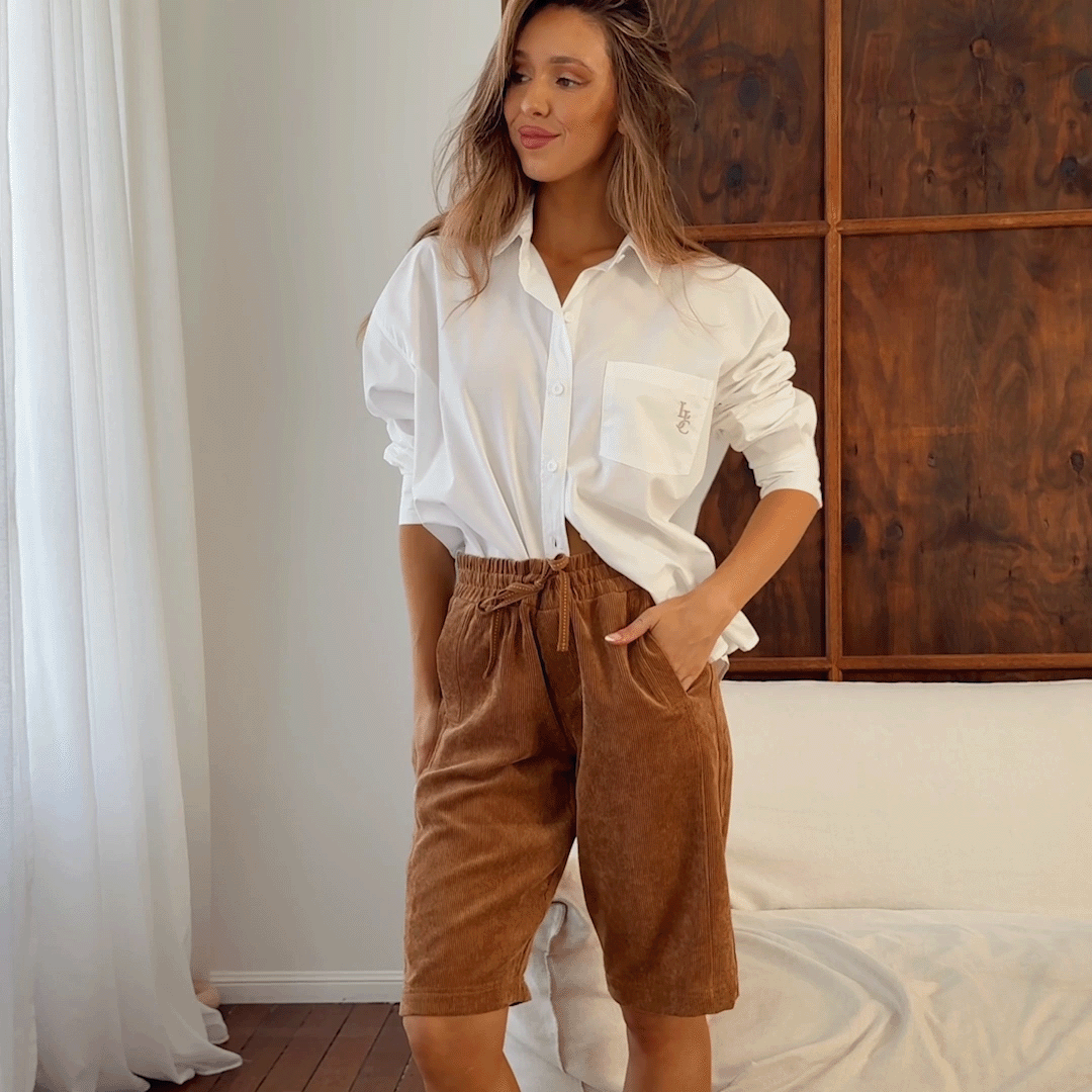 Limited Edition Cord Flash Shorts