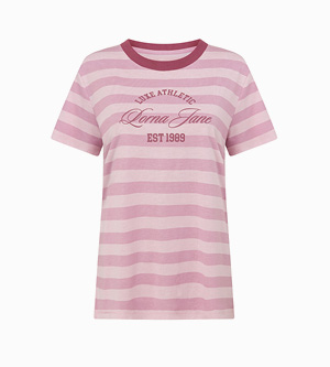 Luxe Athletic Stripe T-Shirt