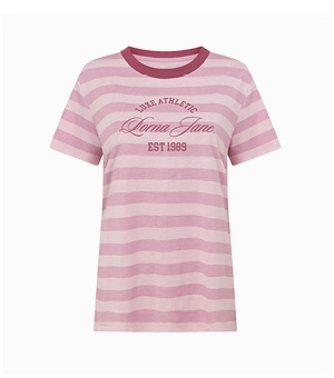 Luxe Athletic Stripe T-Shirt