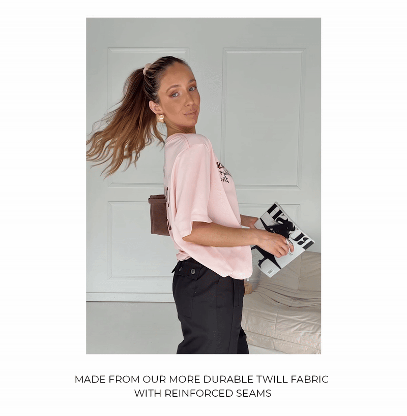 Made from our more durable twill fabric with reinforced seams