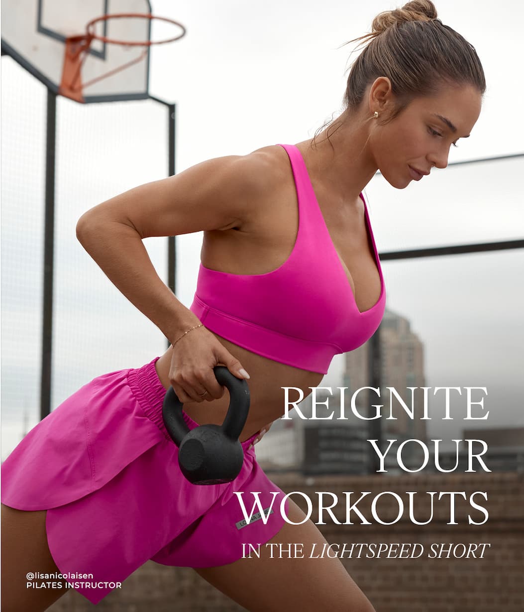 Reignite your workouts in the lightspeed shorts