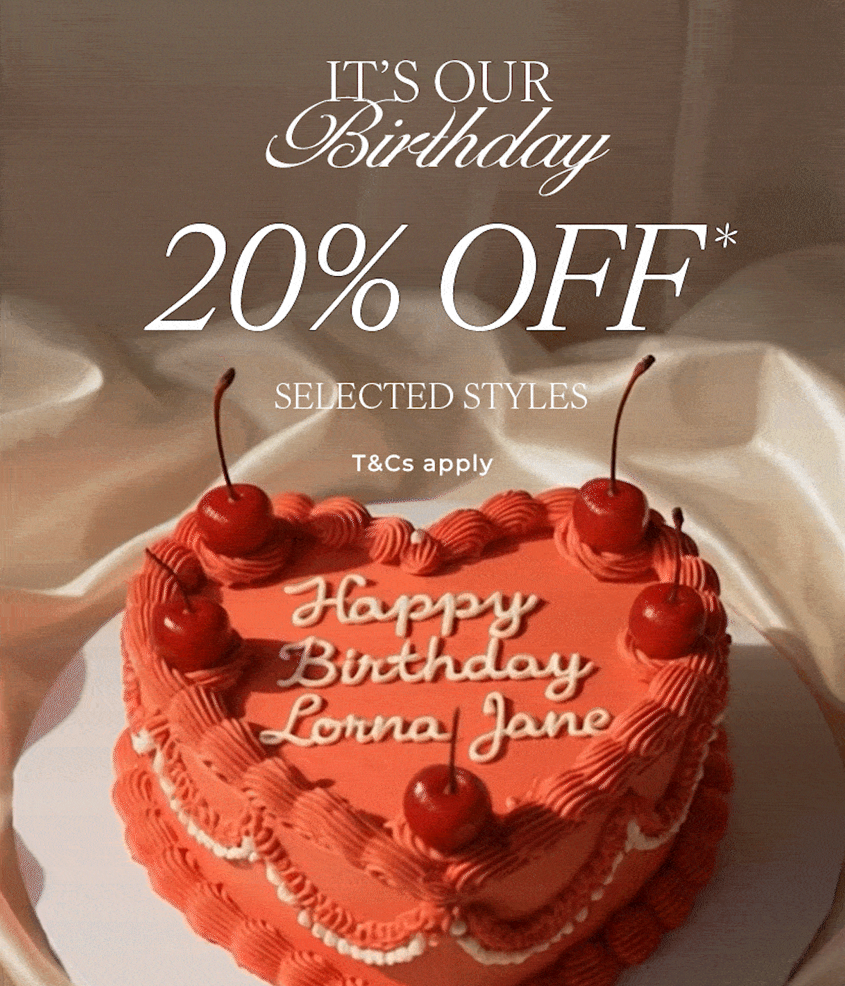 Final Days - 20% Off* Selected Styles