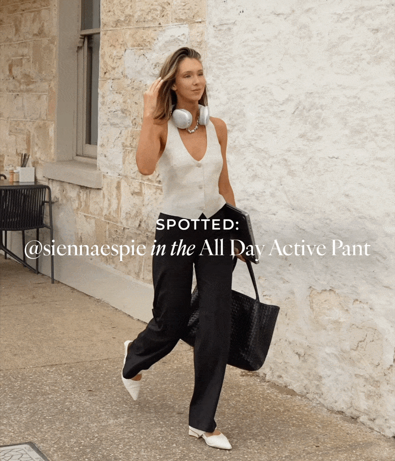 Spotted: @siennaespie in the All Day Active Pant