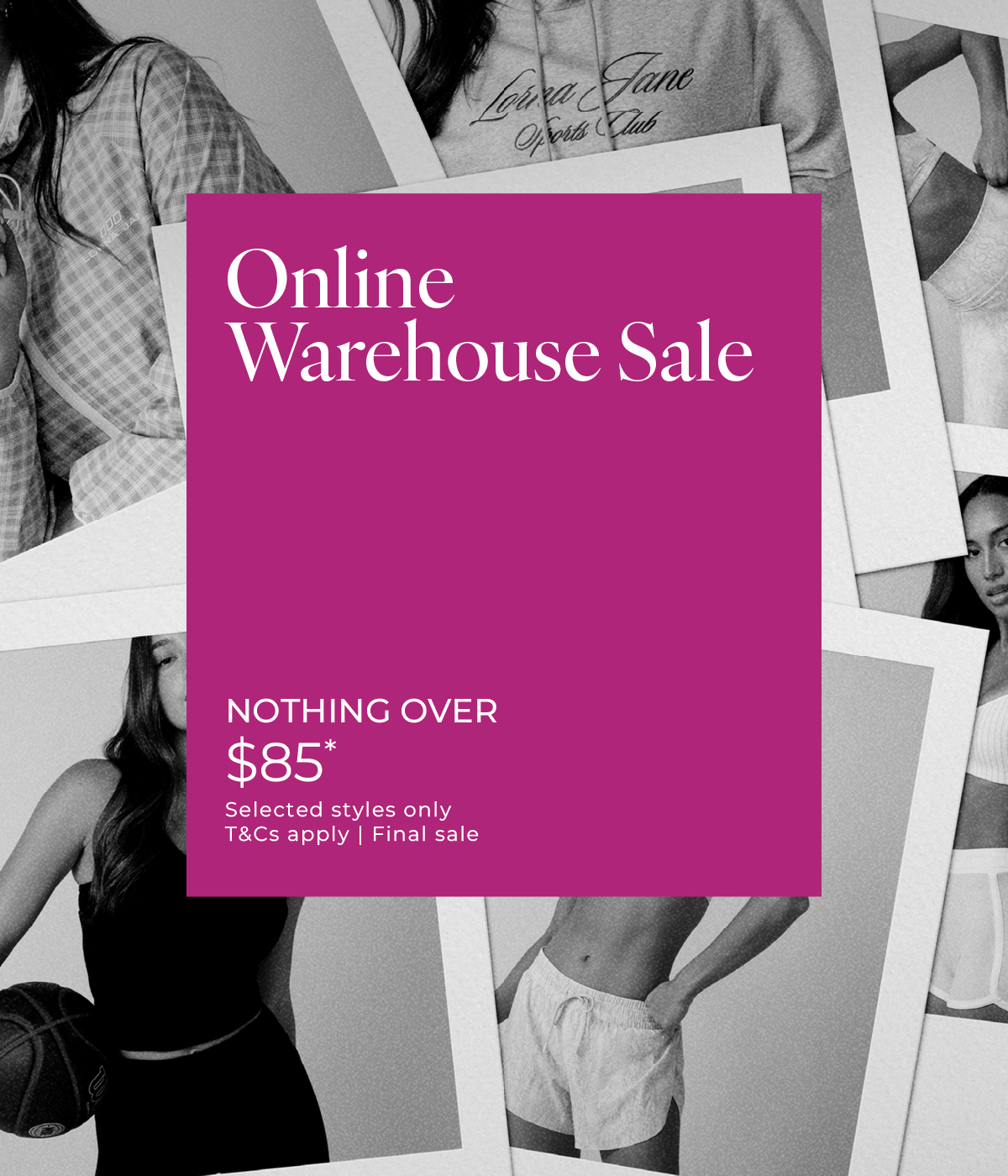 Nothing Over $85*