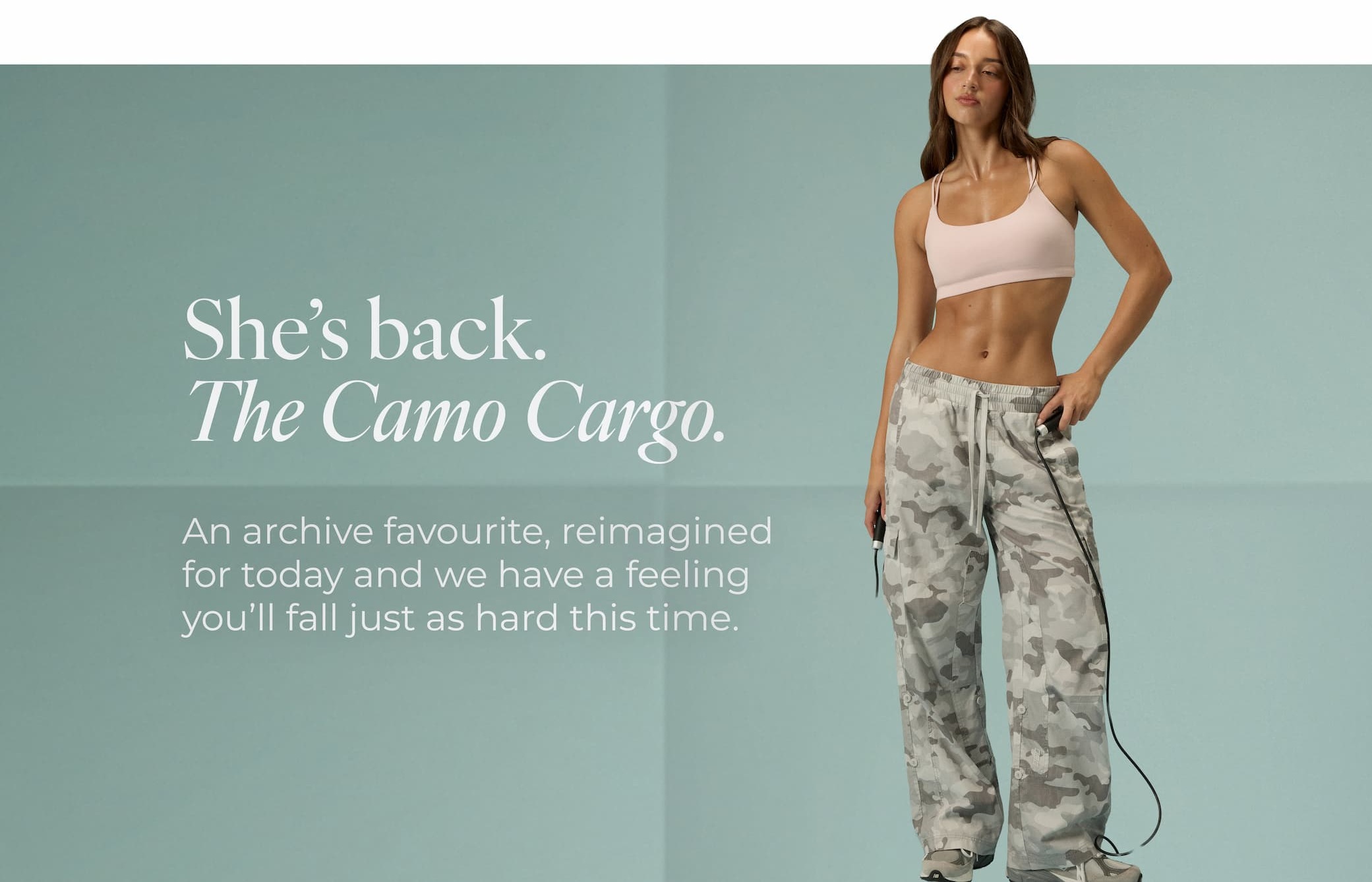 She's back. The Camo Cargo.