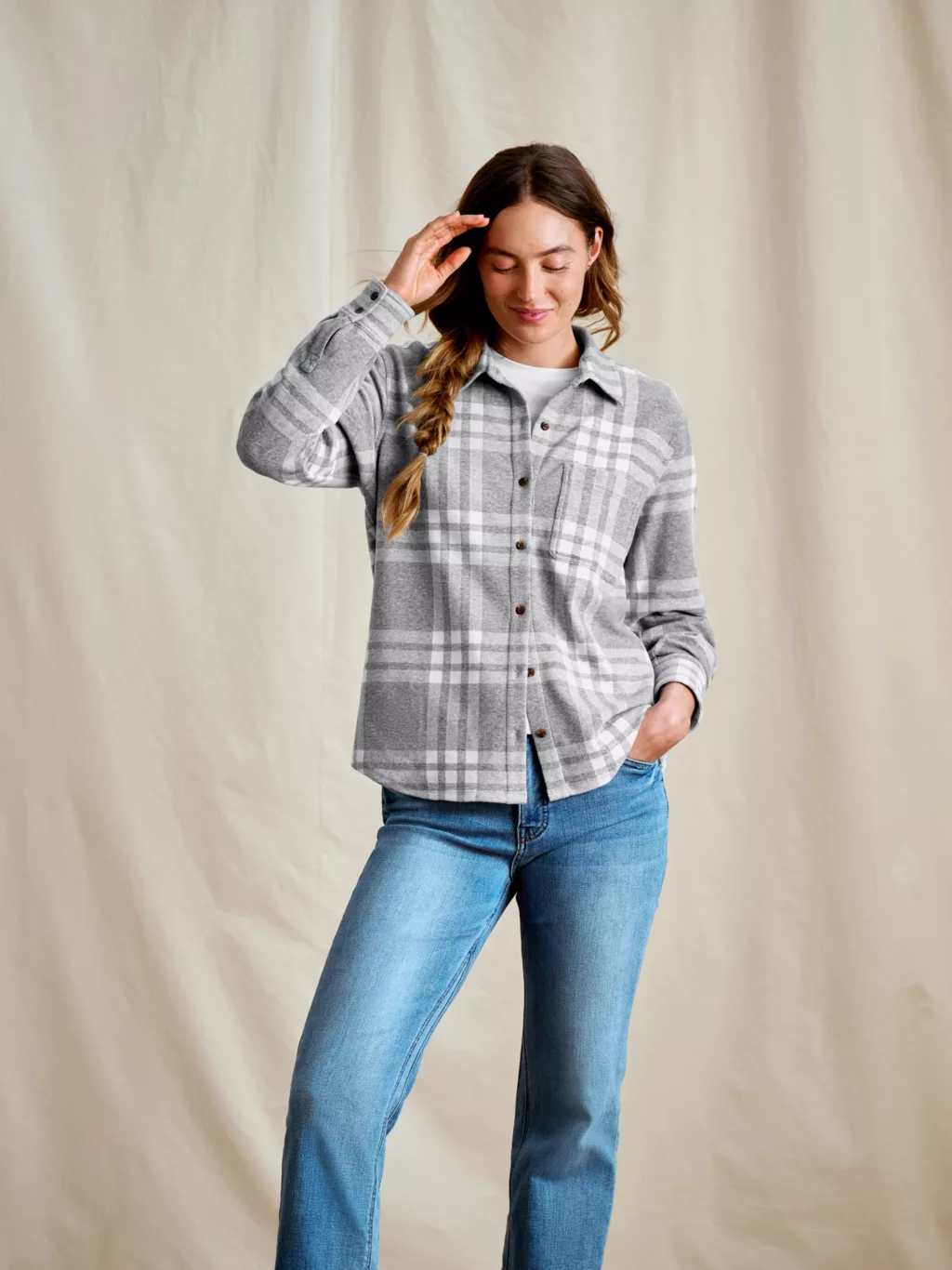  Women’s Snowy River Button-Down Long-Sleeve Shirt