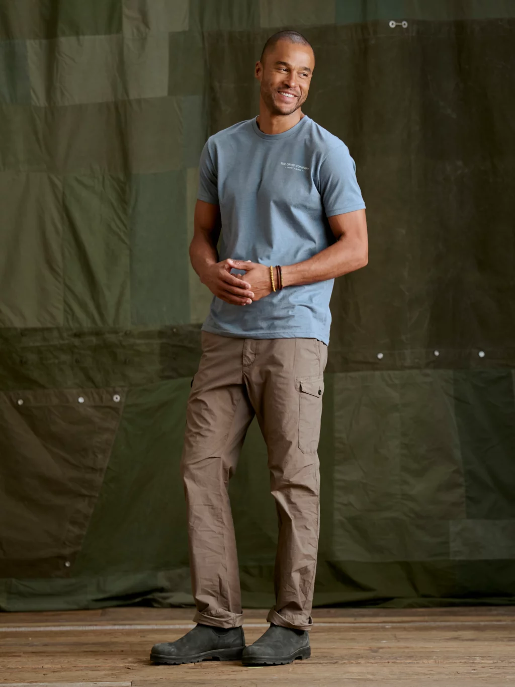  Men's 1856 Stretch Poplin Regular Fit Cargo Pants