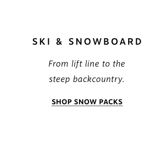Ski & Snowboard - Shop Snow Packs