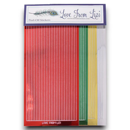 Mirror Straight Chrismas Essentials - Straight Peel-Off 4 Pack