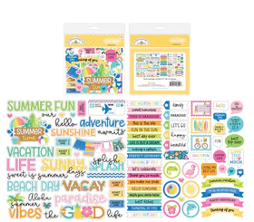 Summer Fun - Chit Chat - Ephemera