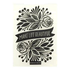Make Life Beautiful - Embossing Folder
