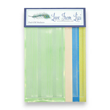 Garden Grace - Pin Stripe Peel-Off 4 Pack