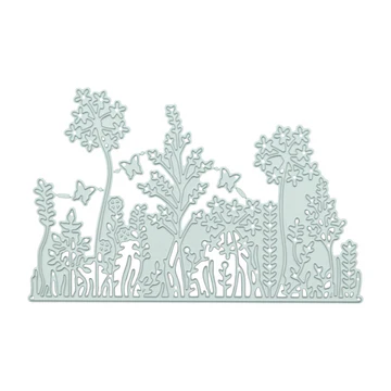 Wild Flower Silhouette - Steel Cutting Die
