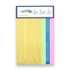 Under The Sea - Pin Stripe Peel-Off 4 Pack