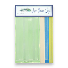 Garden Grace - Pin Stripe Peel-Off 4 Pack