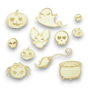 Too Cute To Spook - Wooden Pieces
