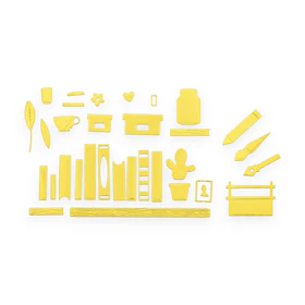 Festive Tales Bookshelves - Steel Cutting Die Set