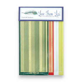 Festive Tales - Pin Stripe Peel-Off 4 Pack