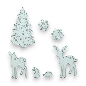 A Winter Scene - Steel Cutting Die Set