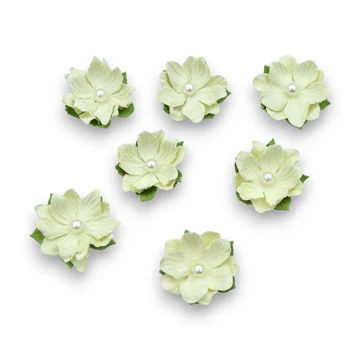 Mini Pearl Ivory 3d Blooms