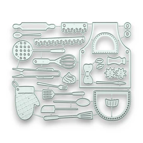 Baked With Love - Steel Cutting Die Set