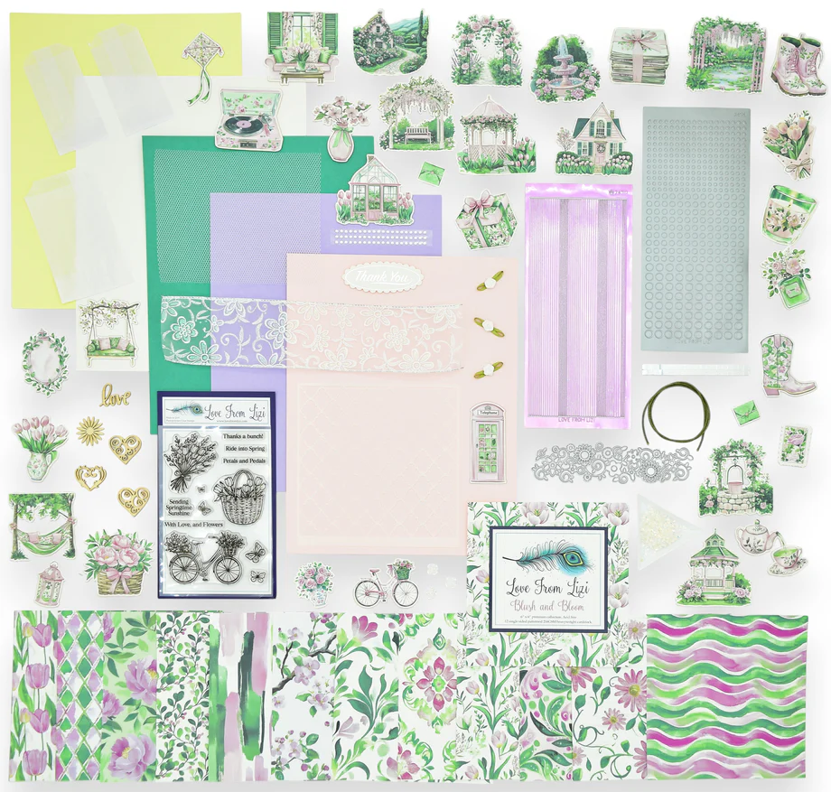 LFL March 26 Card Kit - Blush & Bloom
