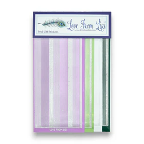 Blush & Bloom - Pin Stripe Peel-Off 4 Pack