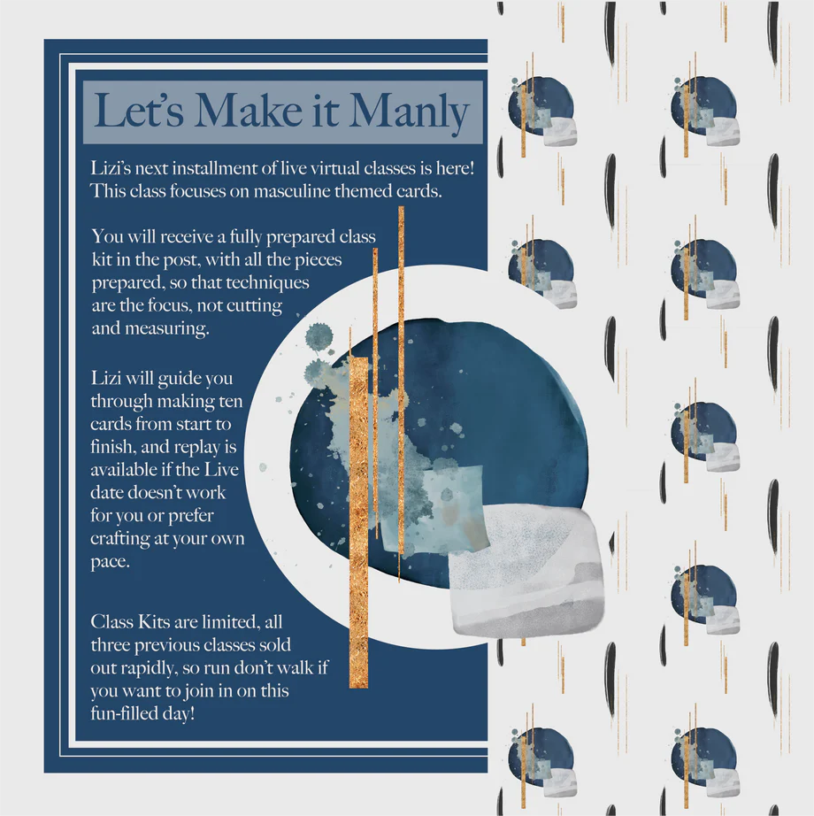 Make it Manly - Class Kit & Virtual Class
