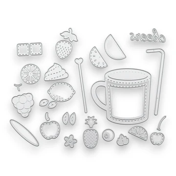 Fruit Tea - Steel Cutting Die Set