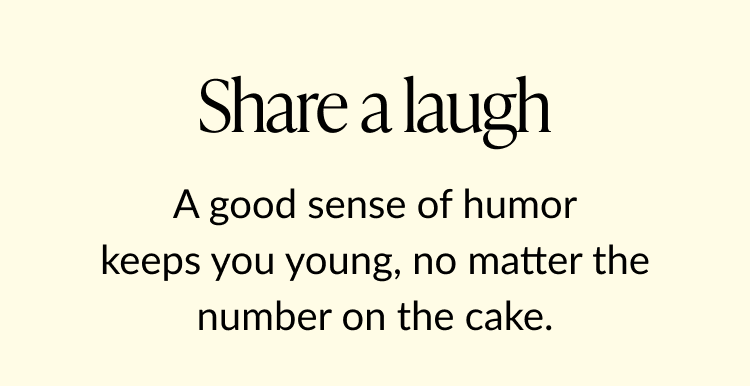 Share a laugh