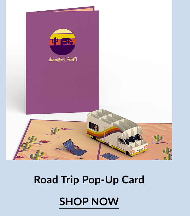 Road Trip Pop-Up Card.