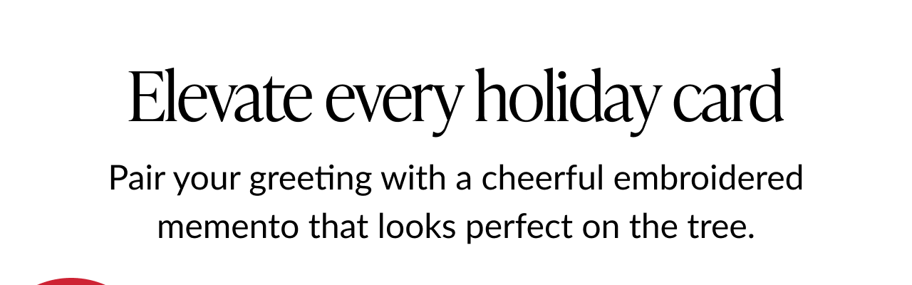 Elevate every holiday card headline with subhead