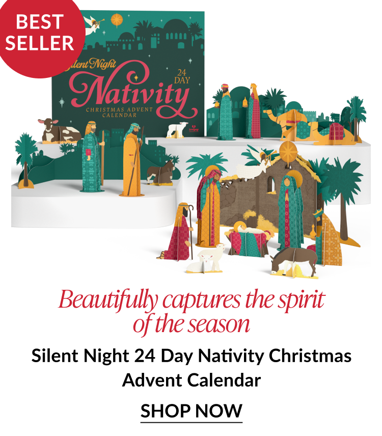 Silent Night Nativity Advent Calendar – best seller with 24 pieces