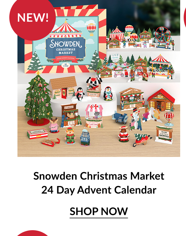 Snowden Christmas Market 24 day advent calendar with mini pop ups