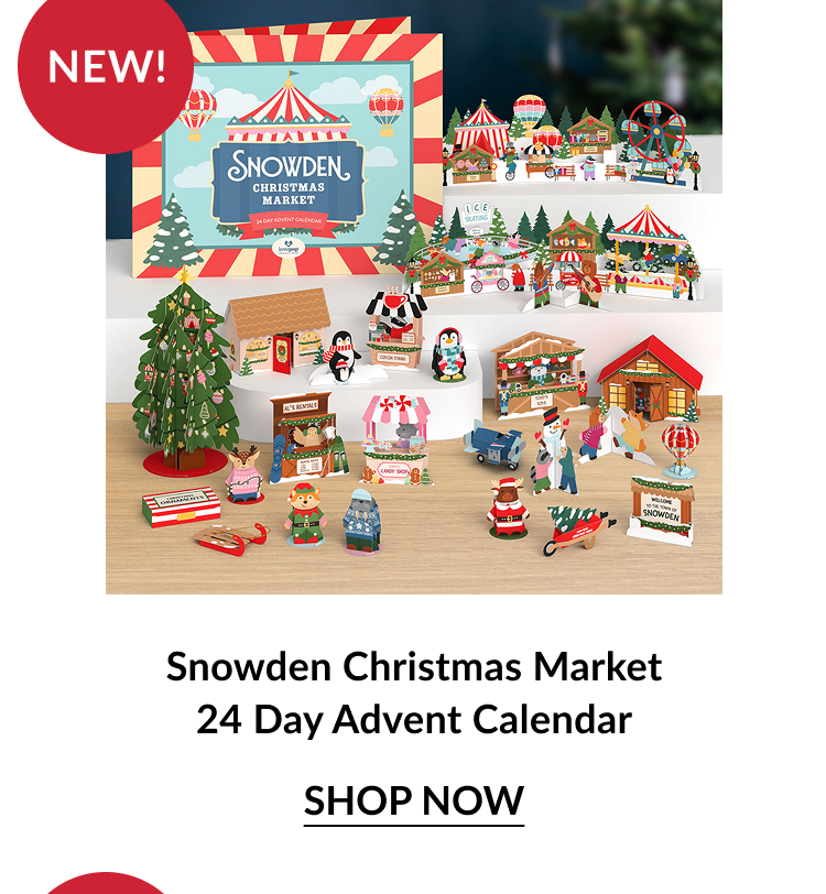 Snowden Christmas Market 24 day advent calendar with mini pop ups