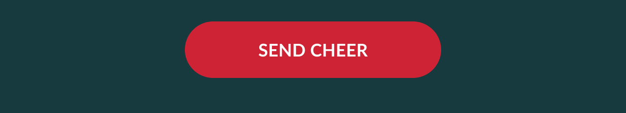 Red Send Cheer button on dark green background